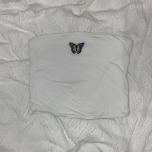 butterfly tube top